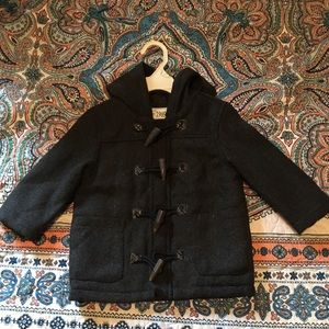 NWT Toddler Boy Wool Toggle Coat, 2T
